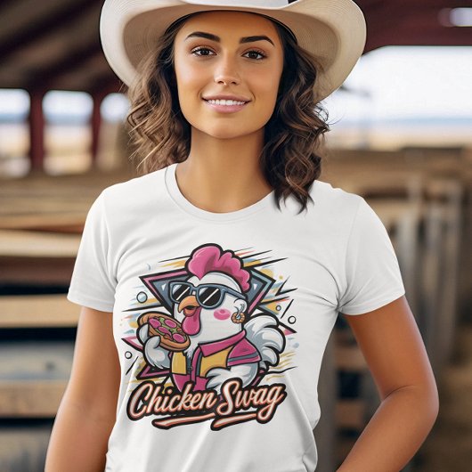 チキンスワッグ:ピザキング Tシャツ