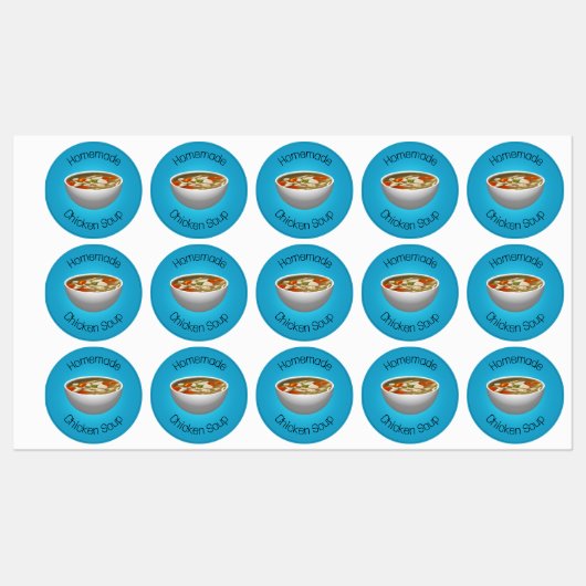 チキンスープ ラベル (シート)