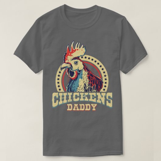 チキンズパパ農家 Tシャツ (デザイン正面)