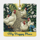 チキンズマイハッピープレース セラミックオーナメント (裏面)