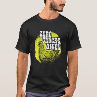チキンズラバーIチキン農家Iゼロク与えク Tシャツ