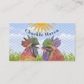 チキンズルースターとヘンカントリーファーム 名刺 (正面)