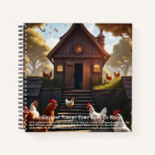 チキンズ来ホームへルースト ノートブック (正面)