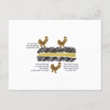 チキンズ・クロス・ザ・ロード・ポストカード