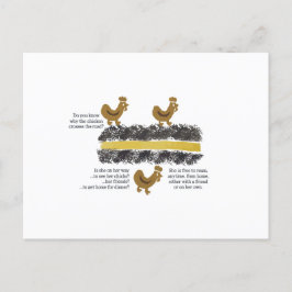 チキンズ・クロス・ザ・ロード・ポストカード ポストカード