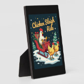 チキンソリ乗り フォトプラーク (側面)