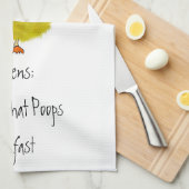 チキンタオル キッチンタオル (四つ折り)