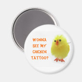 チキンタトゥー マグネット (正面/裏面)