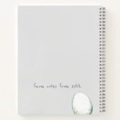 チキンダイアリーファームハウス生卵ビジネス ノートブック (裏面)