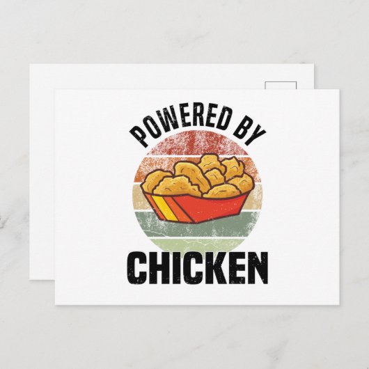 チキンダイエットブレックファーストチキンナゲットファン ポストカード (正面/裏面)