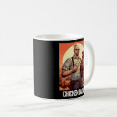 チキンダディーチキンファーザー農家チキンファーザー コーヒーマグカップ (正面右)