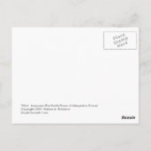 チキンダンサモダンー通訳踊りおもしろいアート ポストカード (裏面)