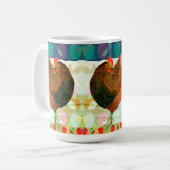 チキンダンスマグ コーヒーマグカップ (正面左)