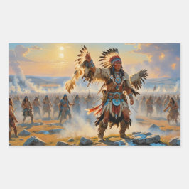 チキンダンス3 長方形シール