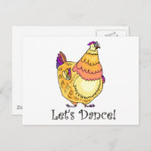 チキンダンス ポストカード (正面/裏面)