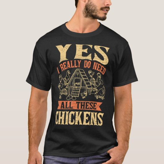 チキンチキン農家 Tシャツ (正面)