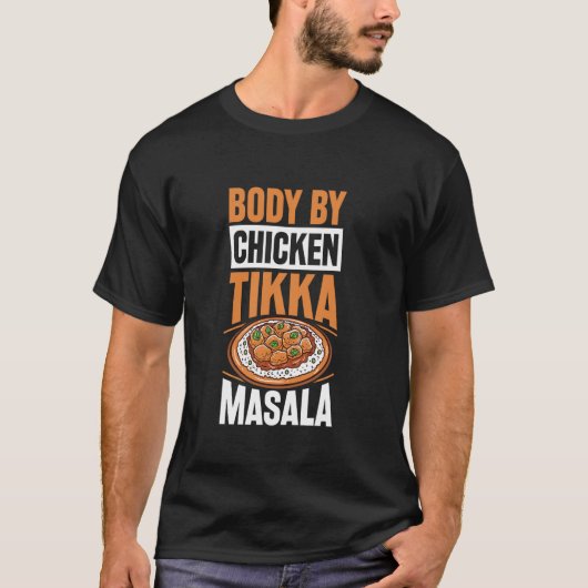 チキンティッカマサラの体 Tシャツ (正面)