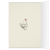 チキンティッカルースターおもしろいソングパロポップ・アートのディスローガン (内側 (左))