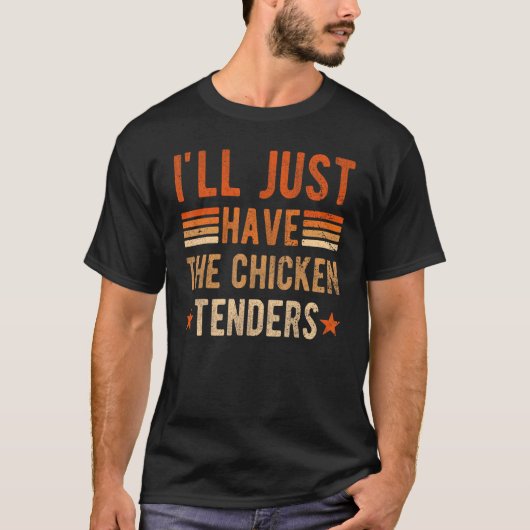 チキンテンダーをください Tシャツ , 鶏 (正面)