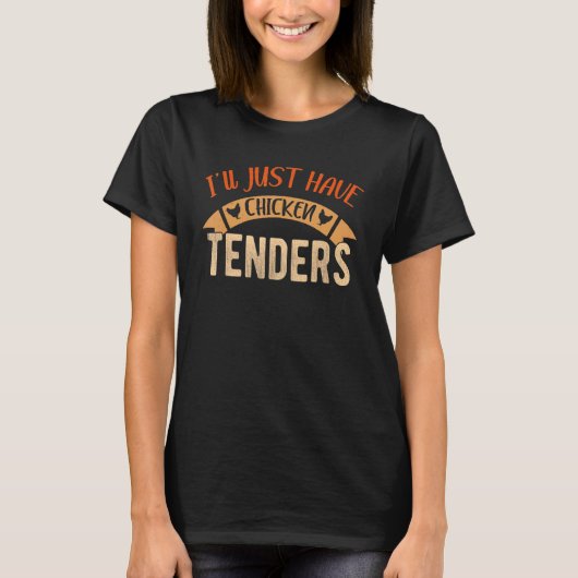 チキンテンダーをくださいTシャツ, 鶏 Tシャツ (正面)