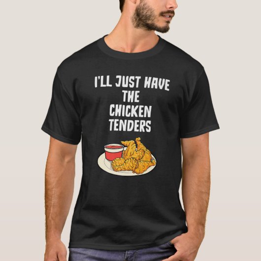 チキンテンダーズチキンだけ食べよう Tシャツ (正面)