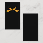 チキンナおもしろいゲットディノ恐竜の食べ物好き 名刺 (正面/裏面)