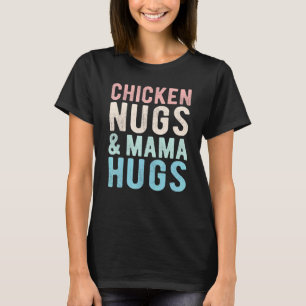 チキンナグとママのハグ 子供のためのナゲット トドラー Tシャツ
