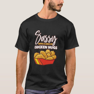 チキンナグとママハグキュートチキンナゲットギ Tシャツ
