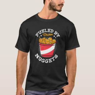 チキンナゲッツ揚げスナックの塊の傾向によって燃料を供給 Tシャツ