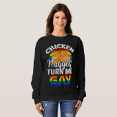 チキンナゲッツLGBTプライド スウェットシャツ (正面フル)