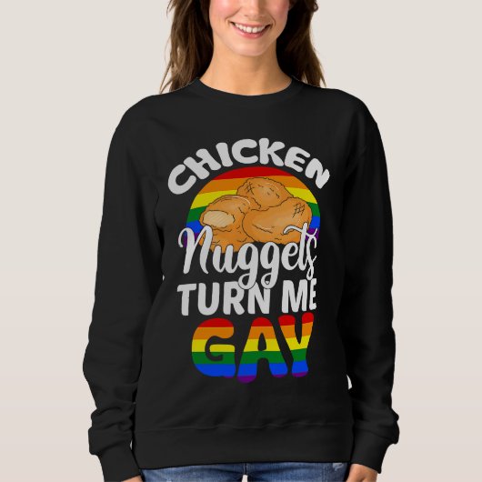 チキンナゲッツLGBTプライド スウェットシャツ (正面)