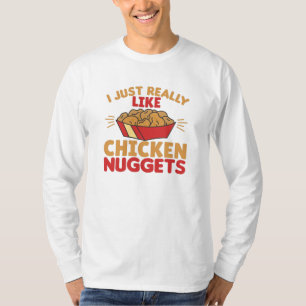 『チキンナゲットが好き』 Tシャツ