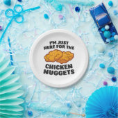 チキンナゲットに来たばかりだ ペーパープレート (パーティー)