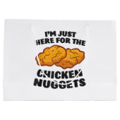 チキンナゲットに来たばかりだ ラージペーパーバッグ (裏面)