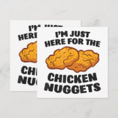 チキンナゲットのためだけに来た 招待状 (正面/裏面)