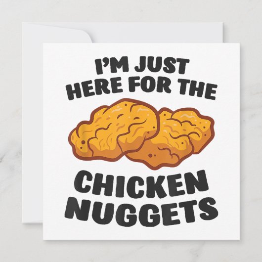 チキンナゲットのためだけに来た 招待状 (裏面)