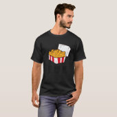 チキンナゲットは常に良いアイデア チキンが大好き Tシャツ (正面フル)