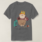 チキンナゲットは私の家族のようなもの Tシャツ (デザイン正面)