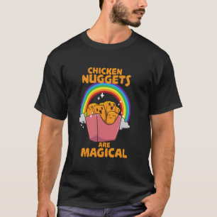チキンナゲットは魔法のラブフード ニキチキン 楽しい Tシャツ