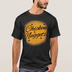 チキンナゲットエアブラシのニバルおもしろいジョーク Tシャツ