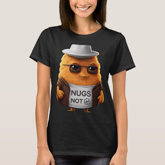 チキンナゲットナグなし Tシャツ (正面)