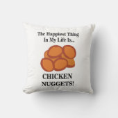 チキンナゲットファストフードおもしろいチキンナゲット クッション (正面)