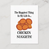 チキンナゲットファストフードチキンナゲット 名刺 (正面)