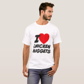チキンナゲット大好き Tシャツ (正面フル)