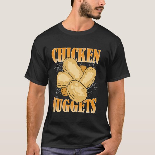 チキンナゲット海賊ラップチキンナゲ Tシャツ (正面)