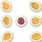 チキンナゲット6パック（ケチャップ付） シール (正面)