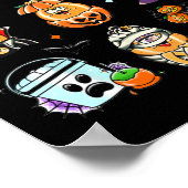 チキンナゲツカボンプキンハロウィーン90sヴィンテージ2 ポスター (角)