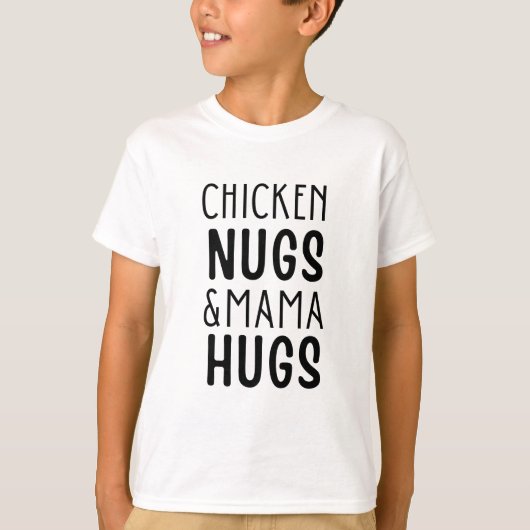 チキンヌグとママハグ Tシャツ (正面)