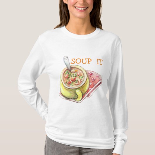 チキンヌードルスープ Tシャツ (正面)