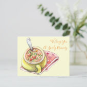 チキンヌードル スープ ポストカード (スタンド正面)